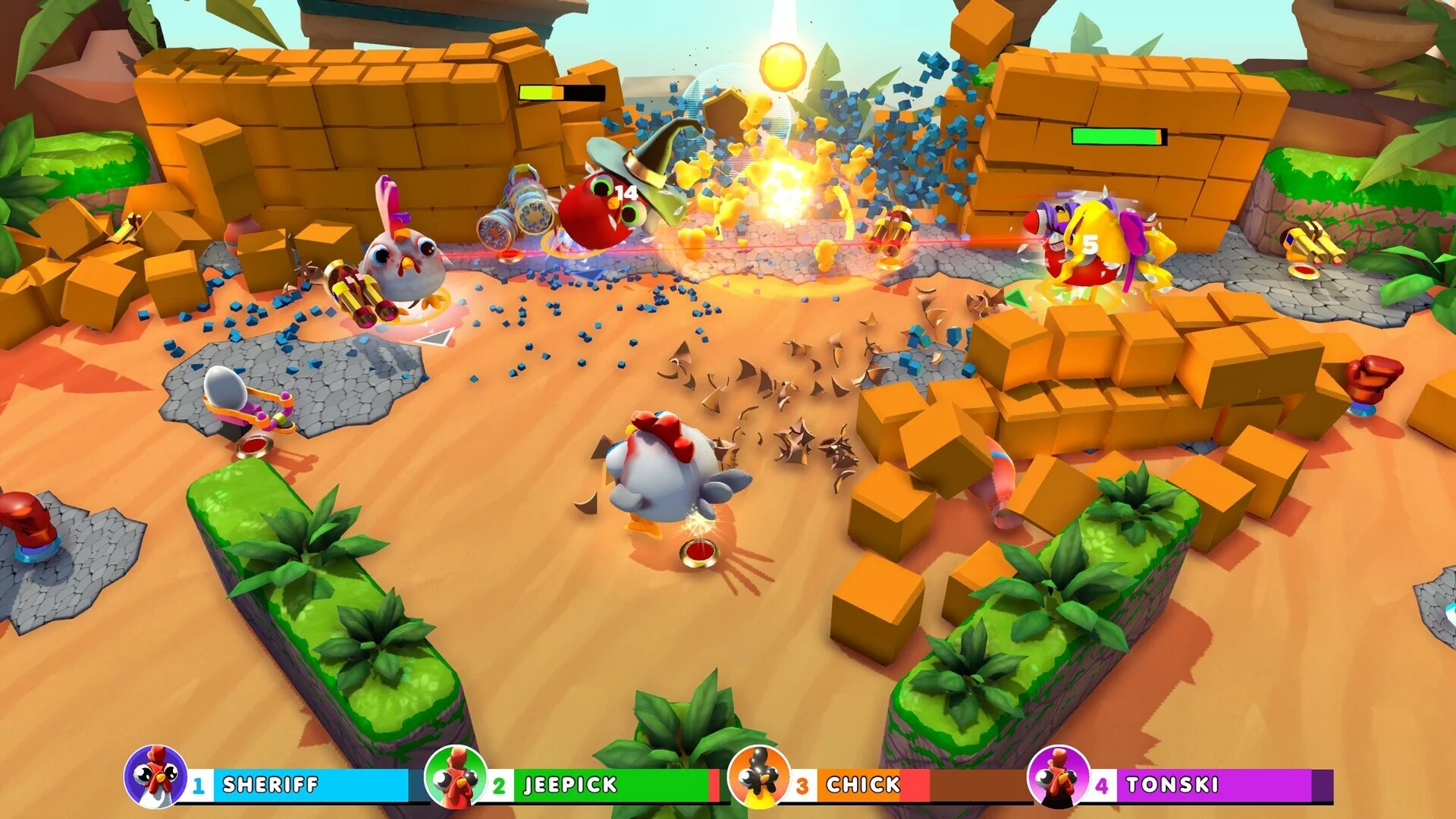 Изображение игры: Chickenoidz Super Party