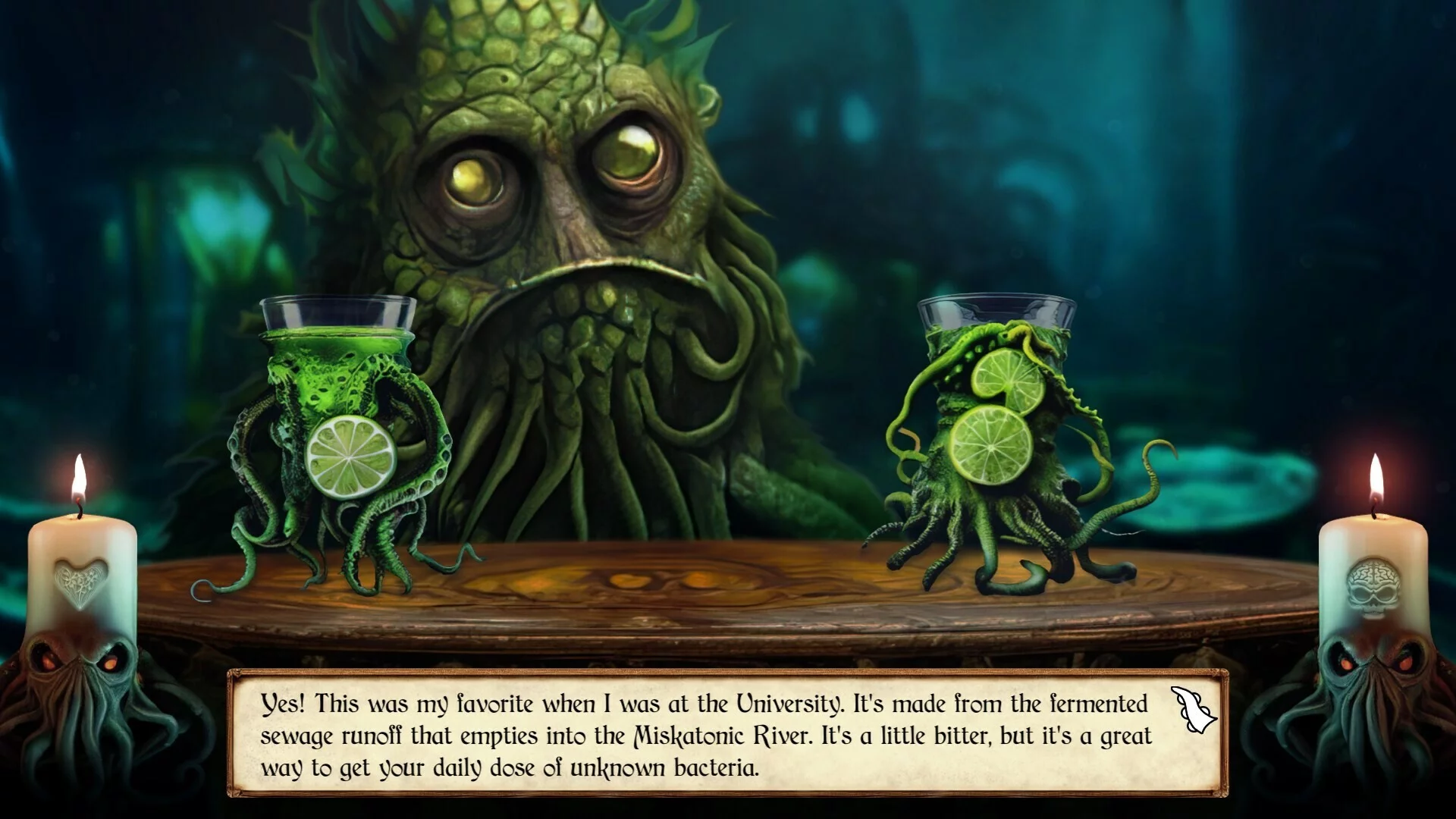 Изображение игры: NecroNomNomNom: Eldritch Horror Dating