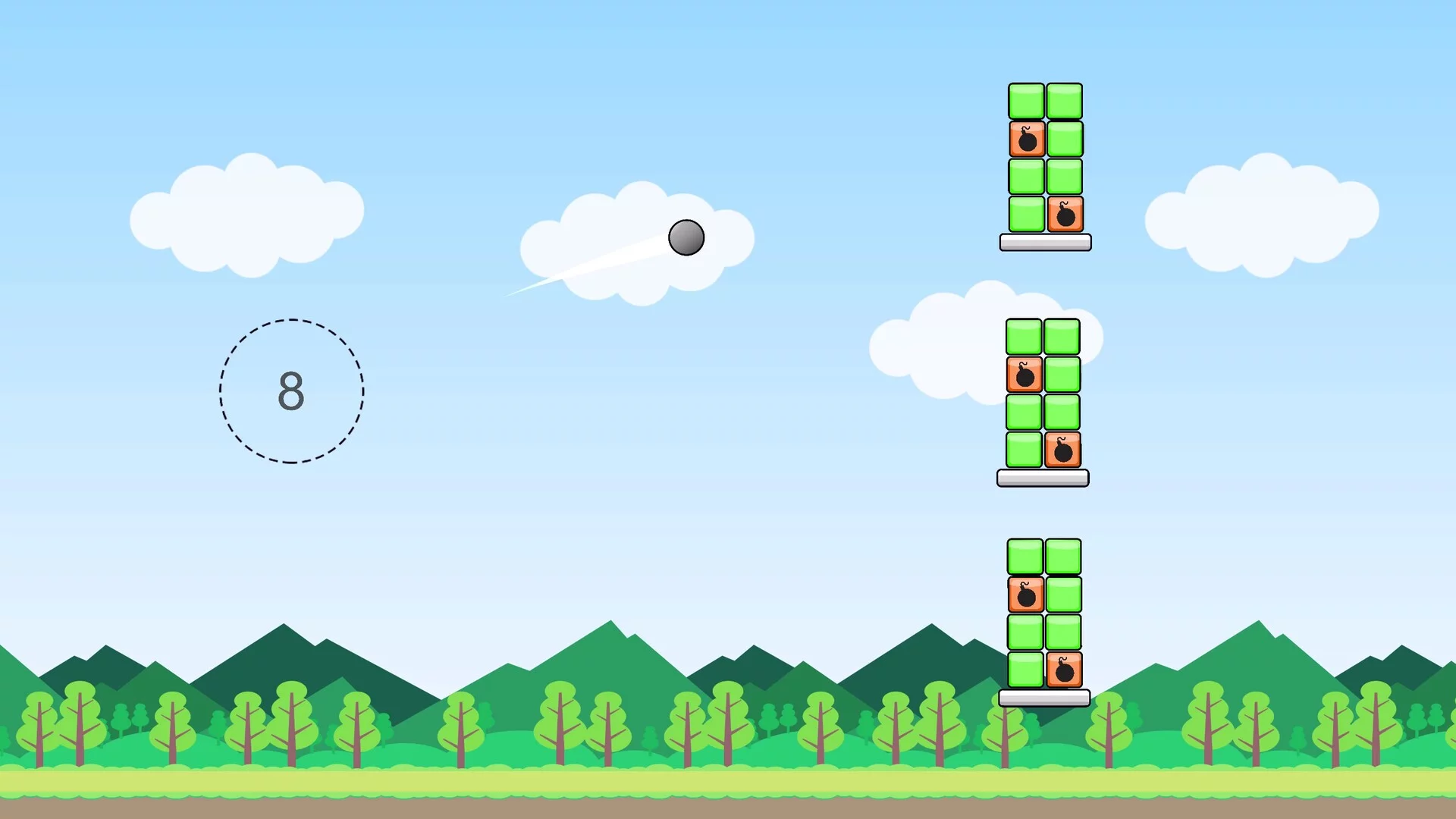 Изображение игры: Cannon Block Ball