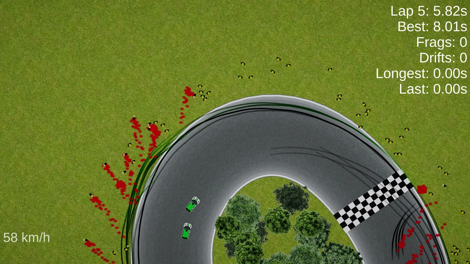 Изображение игры: Bloody Rally Simulator
