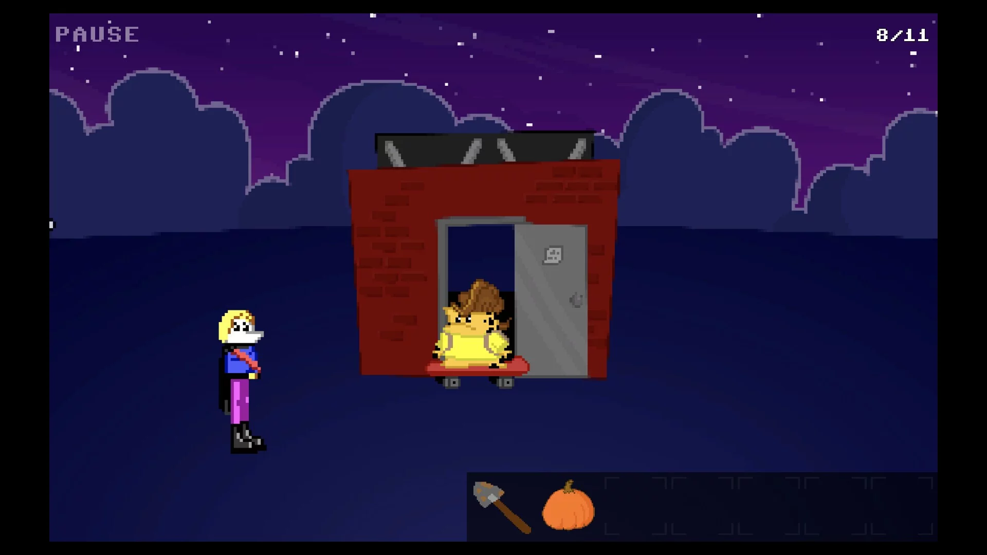 Изображение игры: Homestar Runner: Halloween Hide n' Seek