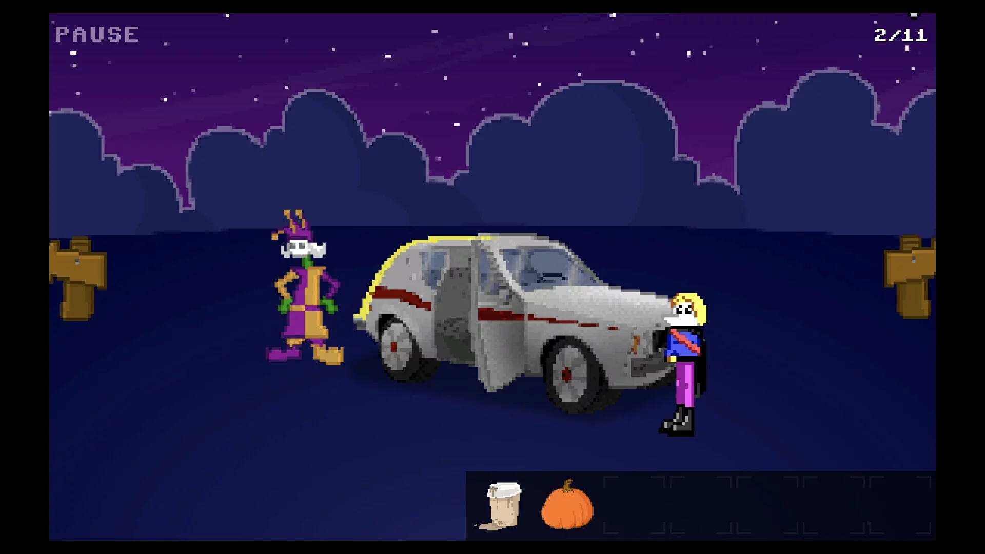 Изображение игры: Homestar Runner: Halloween Hide n' Seek