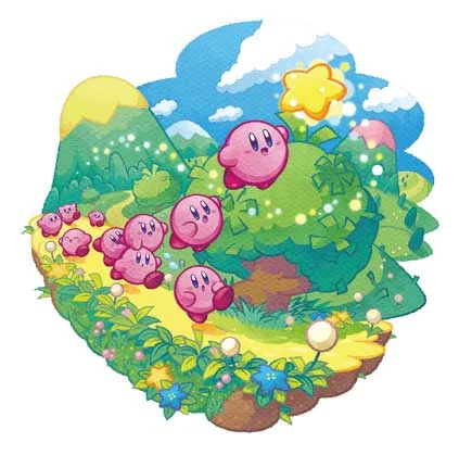 Изображение игры: Kirby Mass Attack