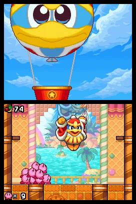 Изображение игры: Kirby Mass Attack