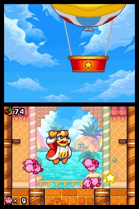 Изображение игры: Kirby Mass Attack