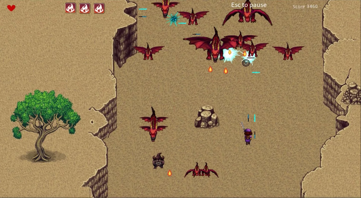 Изображение игры: Dragon Dodge Valley