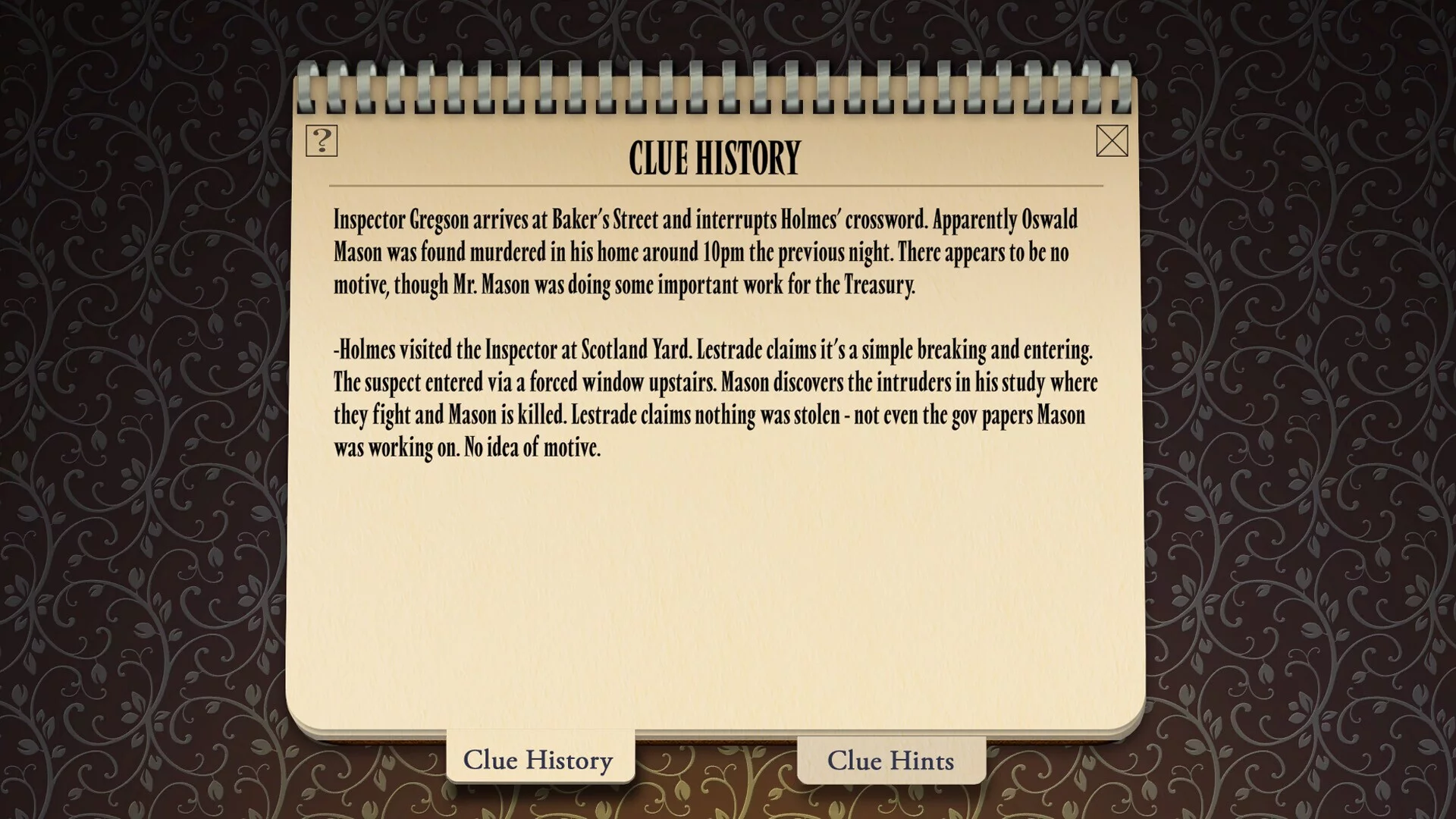 Изображение игры: Sherlock Holmes Consulting Detective: The Case of Banker's Final Debt