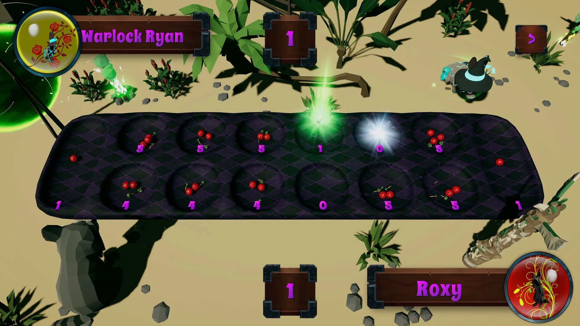 Изображение игры: Roxy Raccoon's Mancala Madness