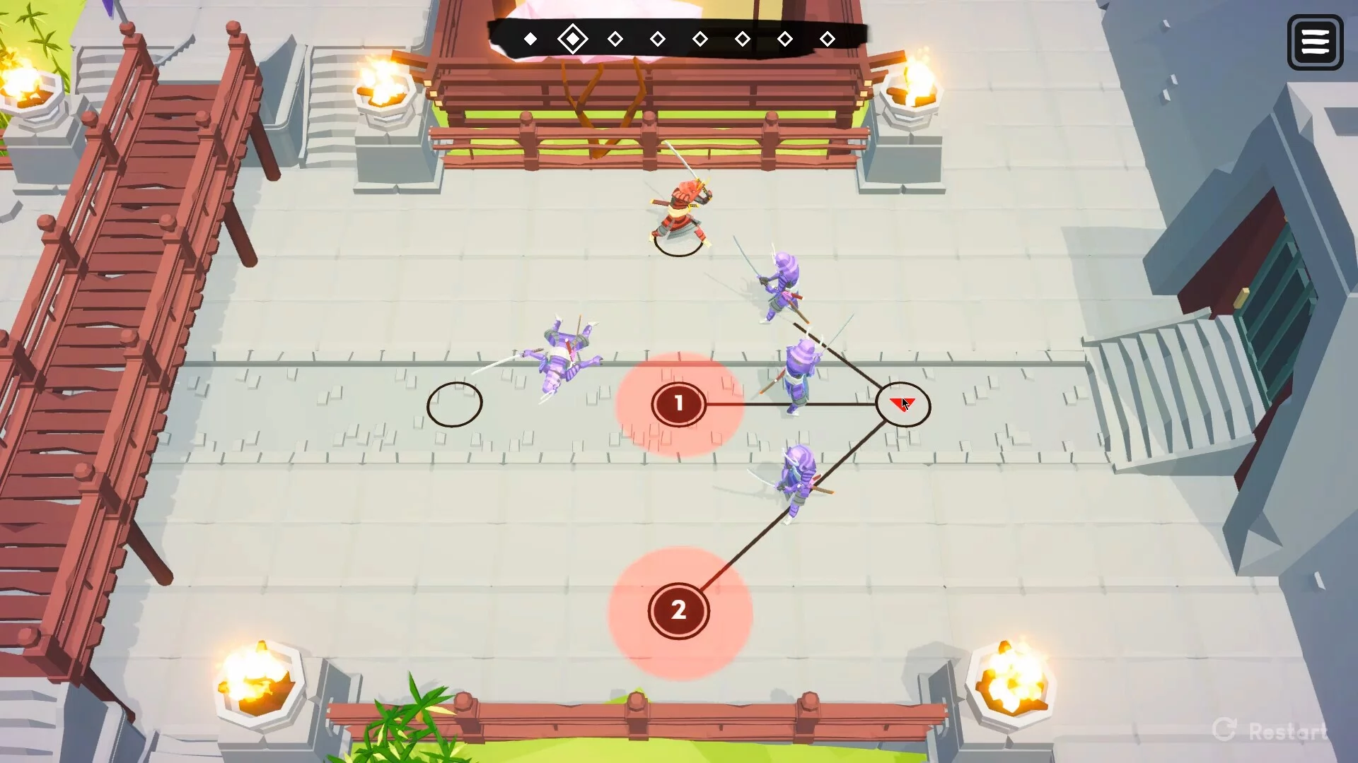 Изображение игры: Paths of Fight: Samurai