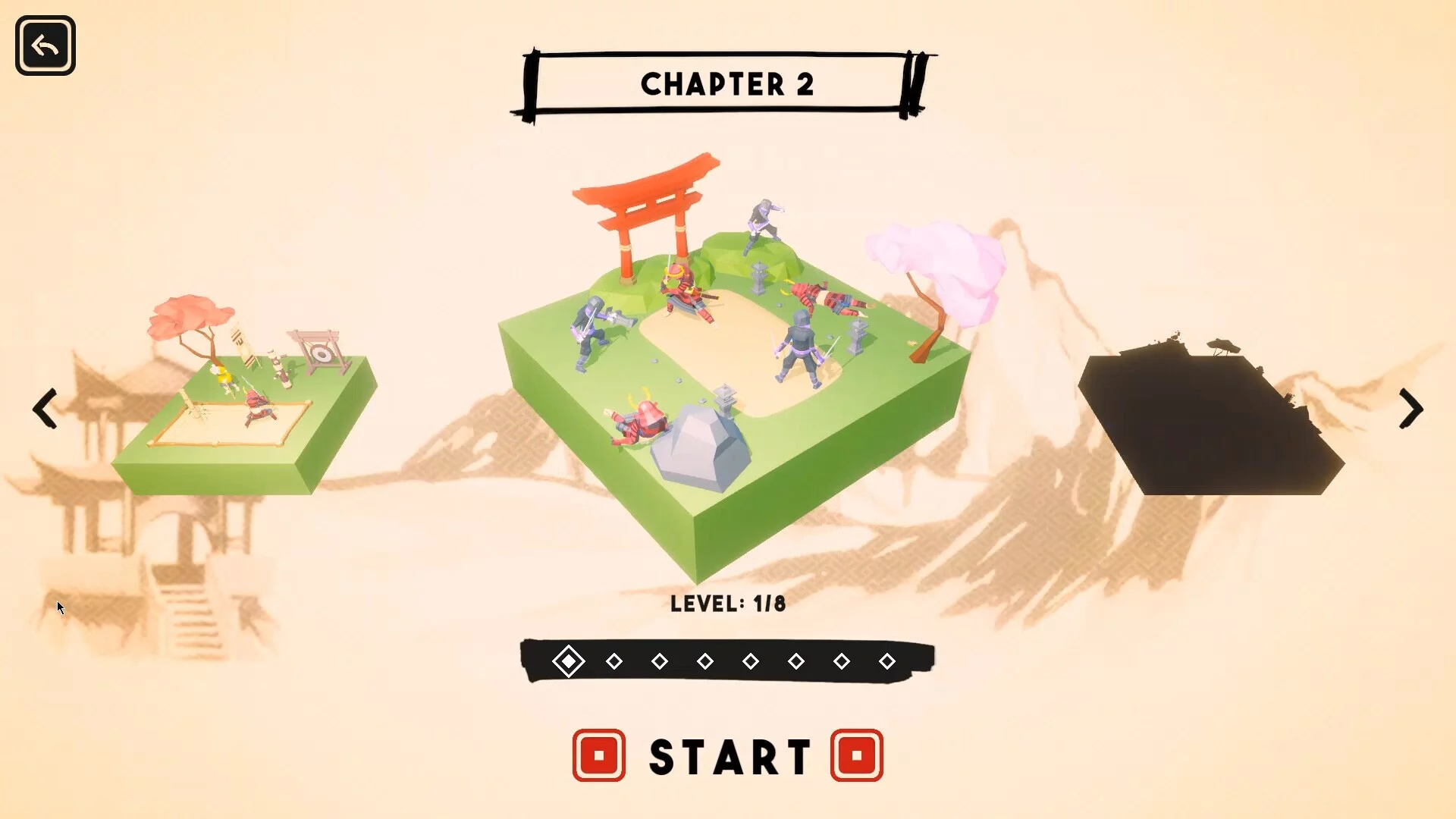 Изображение игры: Paths of Fight: Samurai