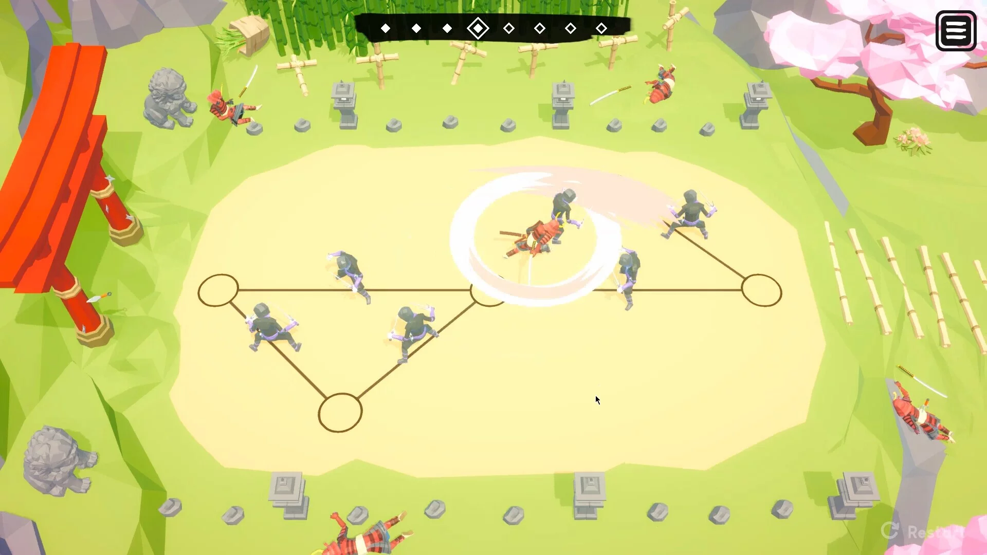Изображение игры: Paths of Fight: Samurai