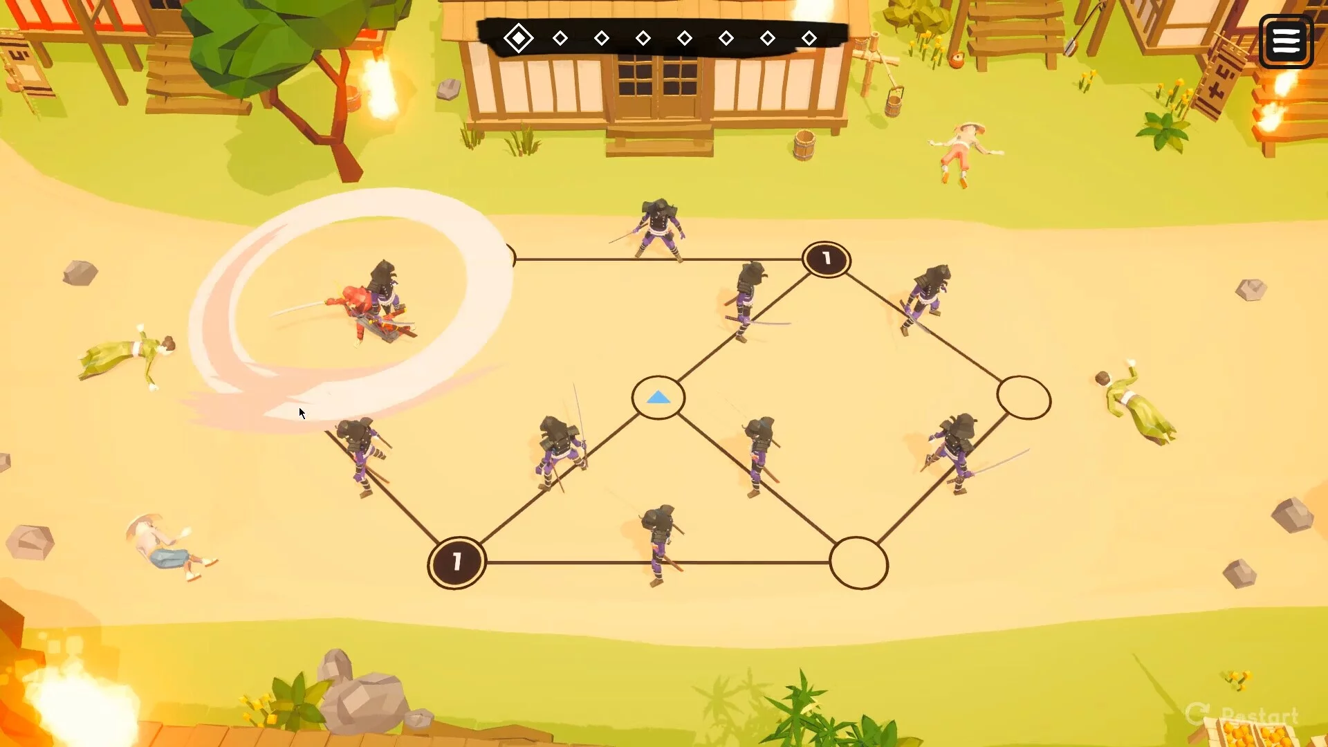 Изображение игры: Paths of Fight: Samurai