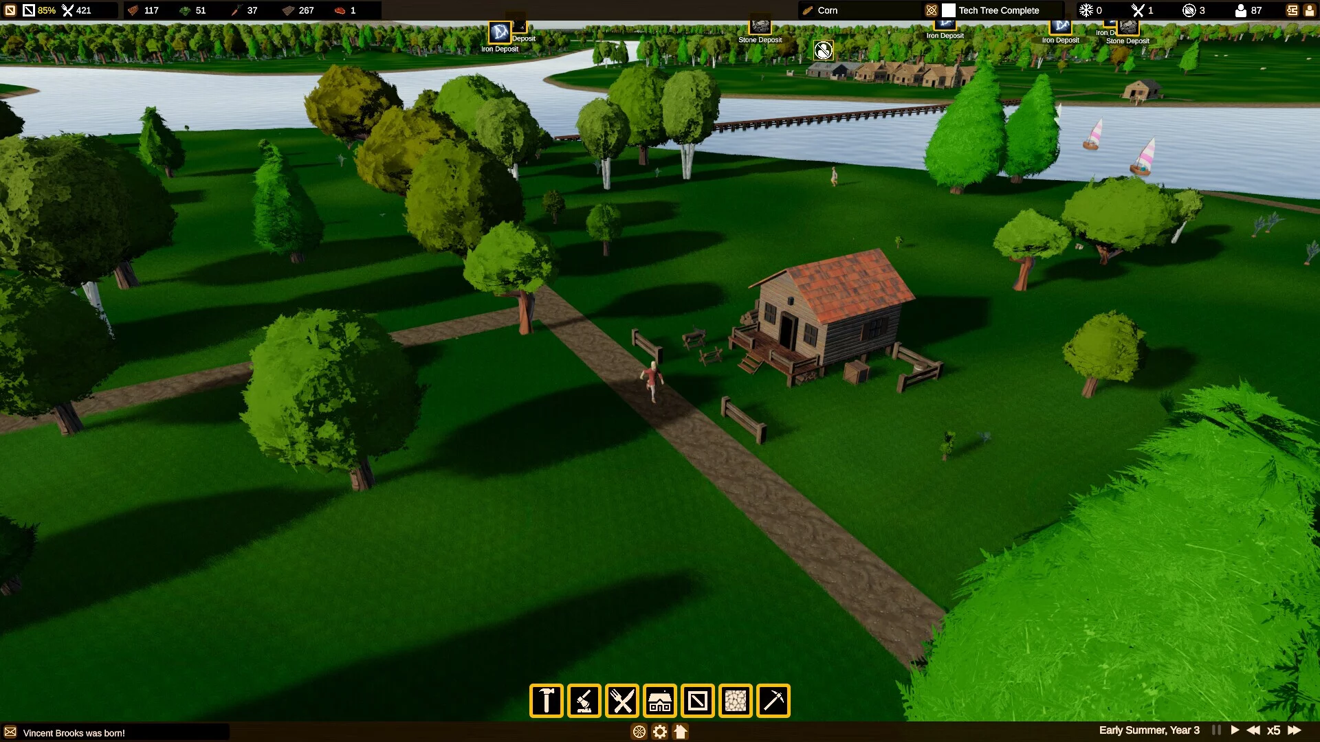 Изображение игры: Wildwood: A Town Building Game