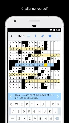 Изображение игры: NYTimes - Crossword