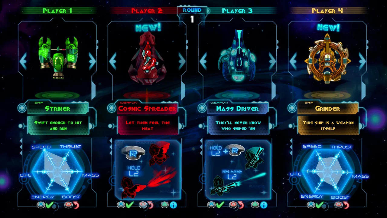 Изображение игры: In Space We Brawl