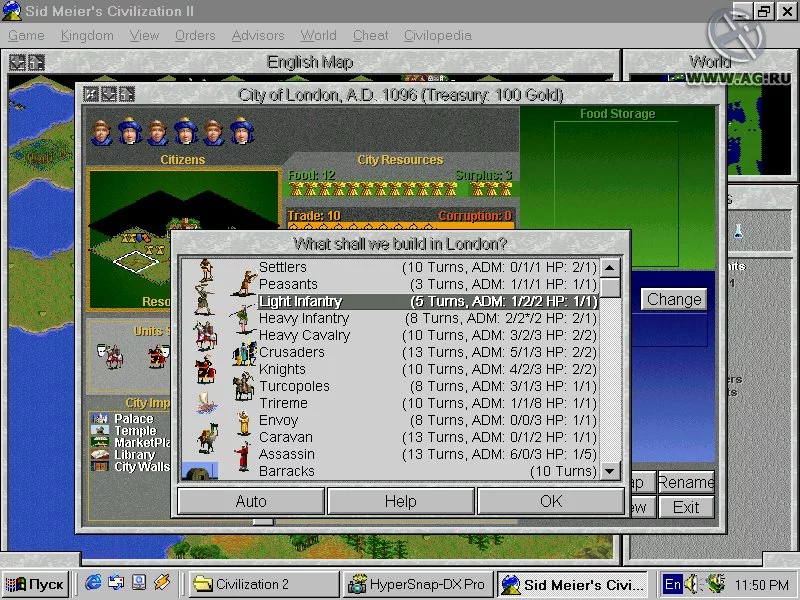 Изображение игры: Civilization 2: Conflicts in Civilization