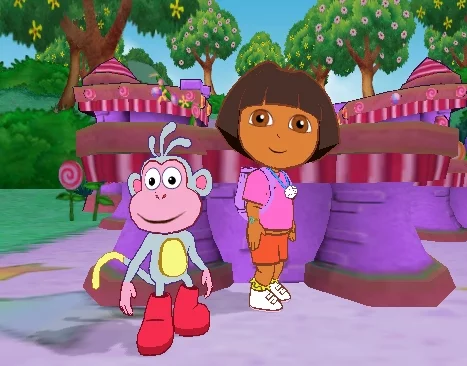 Изображение игры: Dora the Explorer: Dora's Big Birthday Adventure