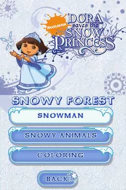 Изображение игры: Dora the Explorer: Dora Saves the Snow Princess