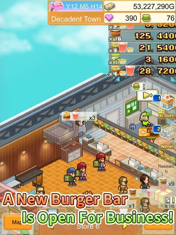 Изображение игры: Burger Bistro Story
