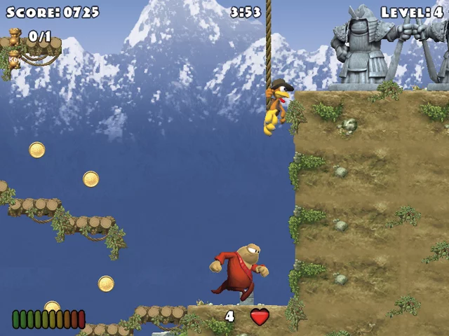 Изображение игры: Crazy Chicken: Heart of Tibet
