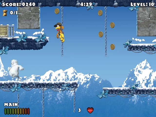 Изображение игры: Crazy Chicken: Heart of Tibet
