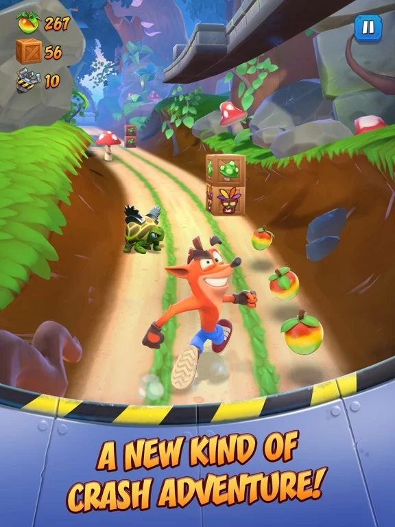 Изображение игры: Crash Bandicoot: On the Run!