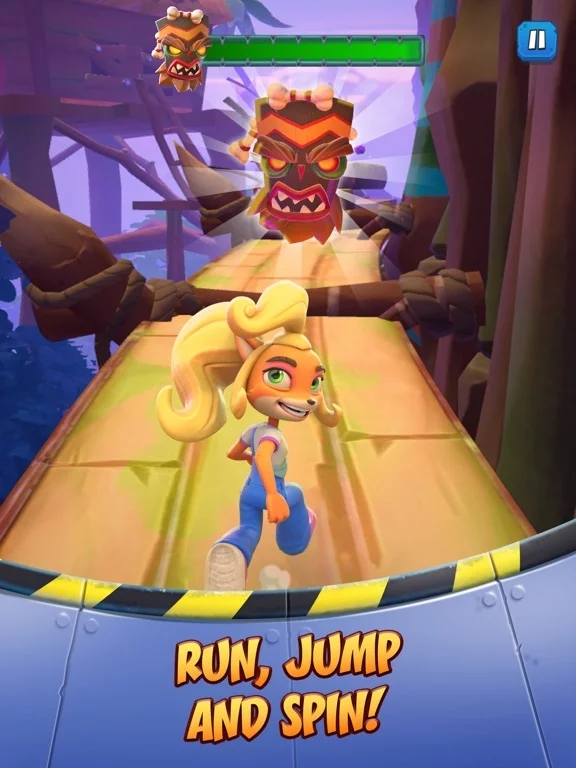 Изображение игры: Crash Bandicoot: On the Run!