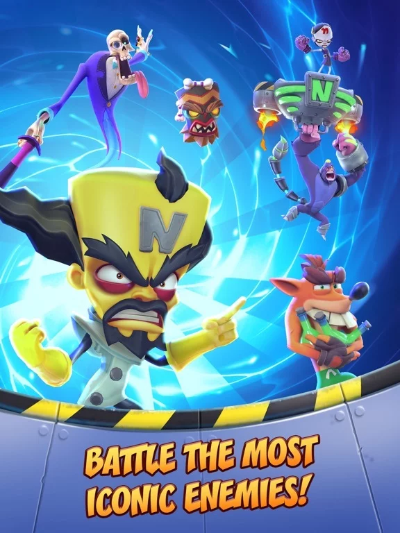 Изображение игры: Crash Bandicoot: On the Run!
