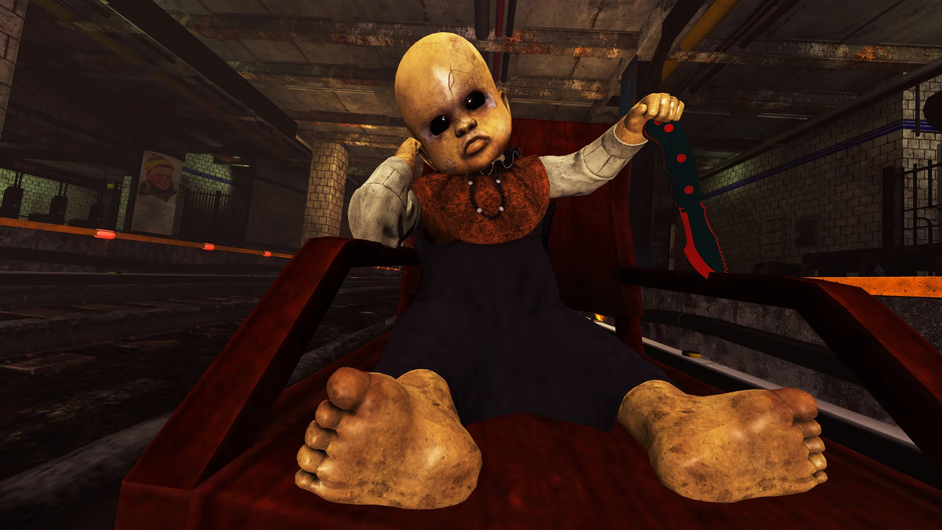 Изображение игры: DEATH TRAIN - Warning: Unsafe VR Experience
