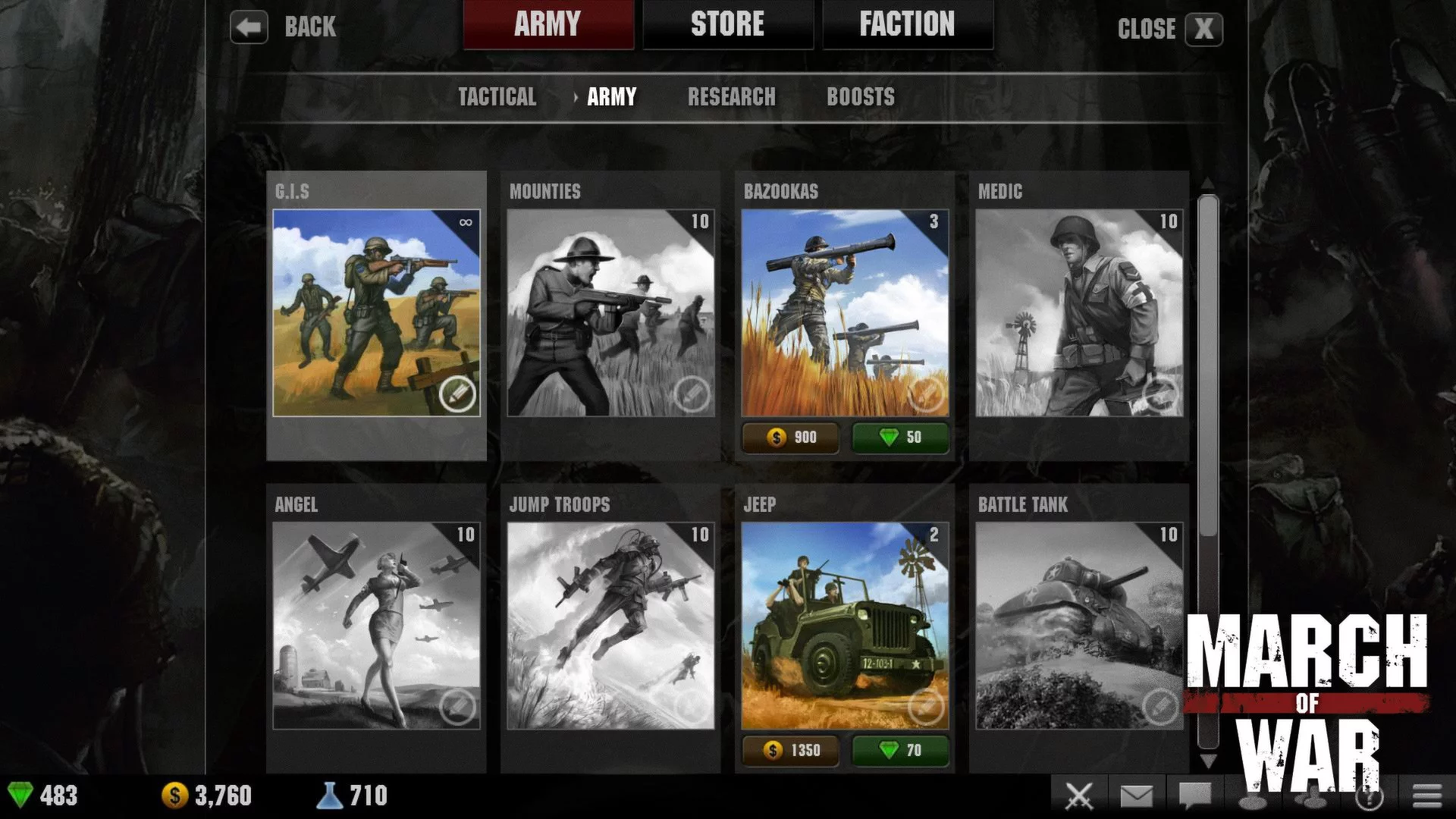 Изображение игры: March of War