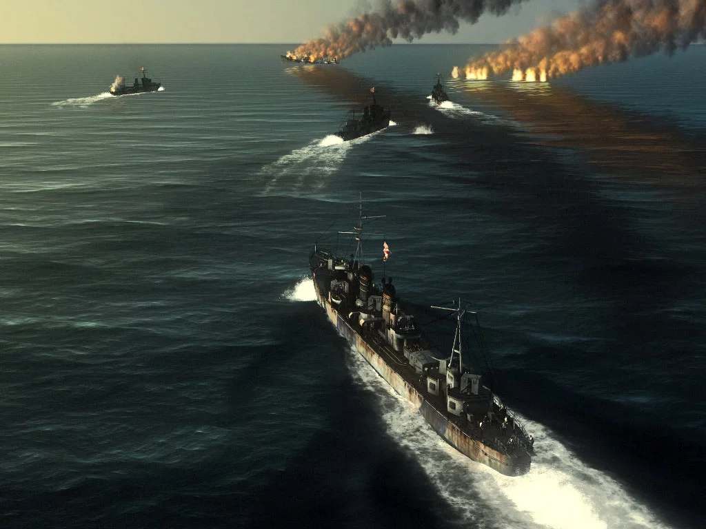 Изображение игры: Silent Hunter IV: Wolves of the Pacific- U-Boat Missions
