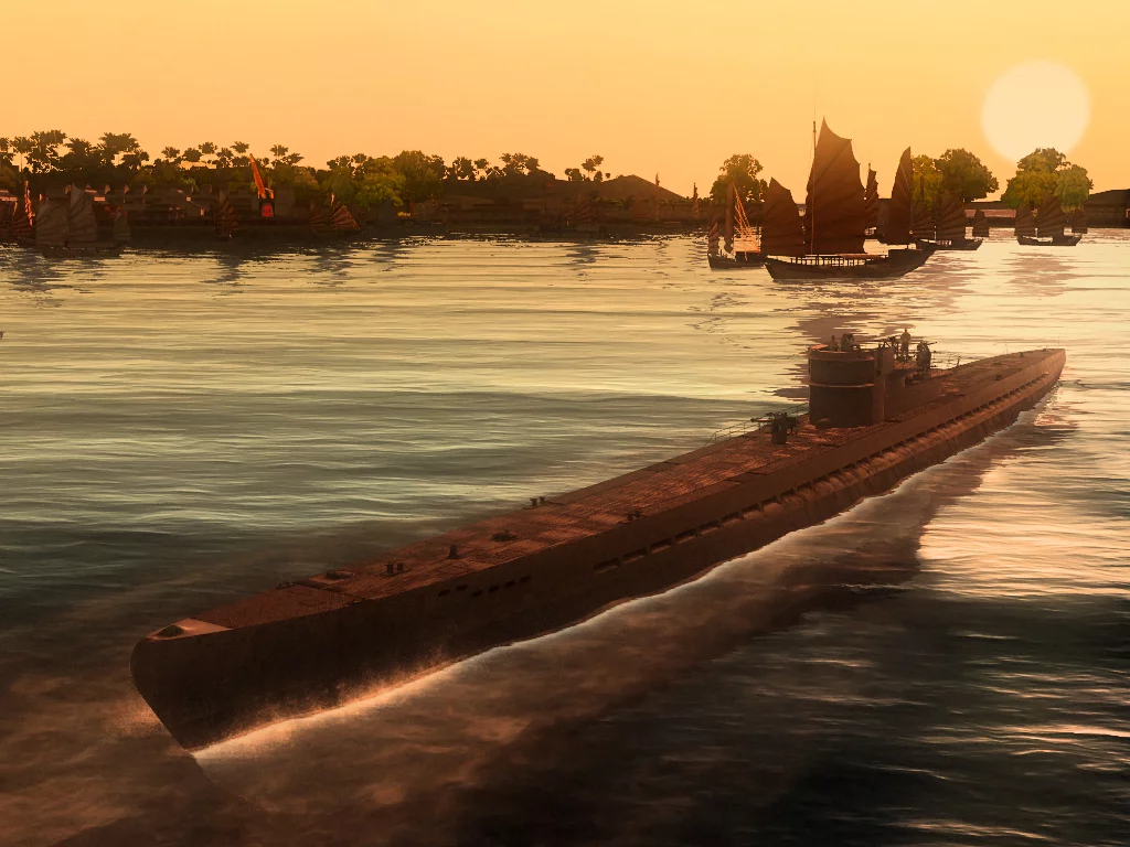 Изображение игры: Silent Hunter IV: Wolves of the Pacific- U-Boat Missions