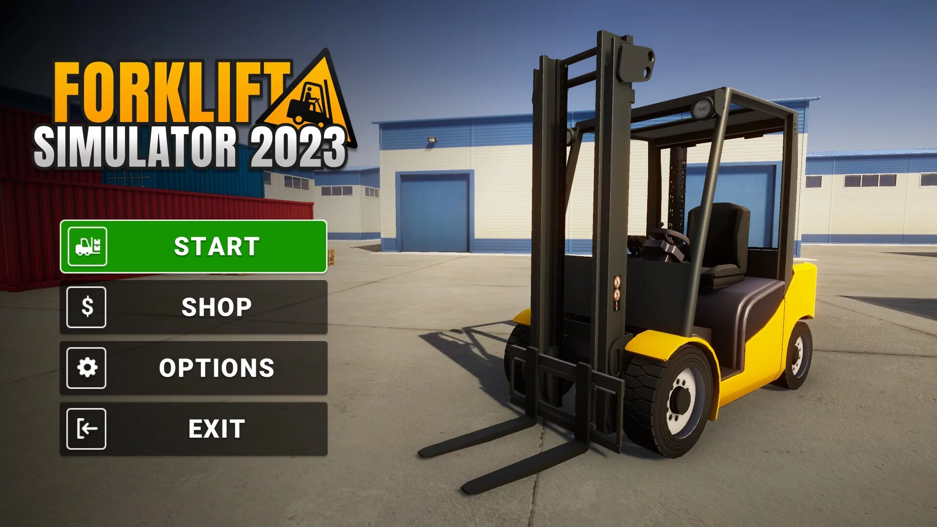 Изображение игры: Forklift Simulator 2023
