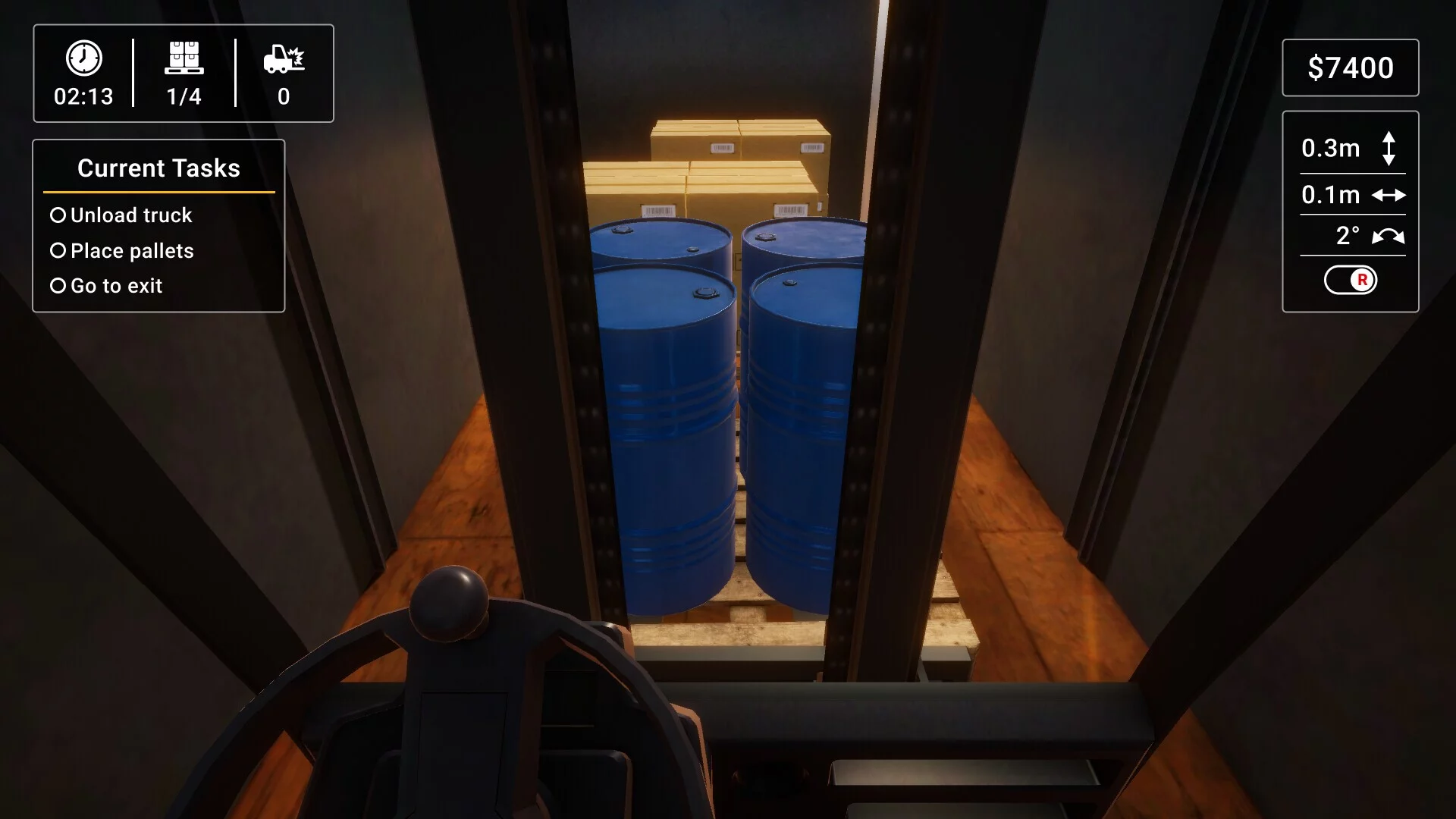Изображение игры: Forklift Simulator 2023