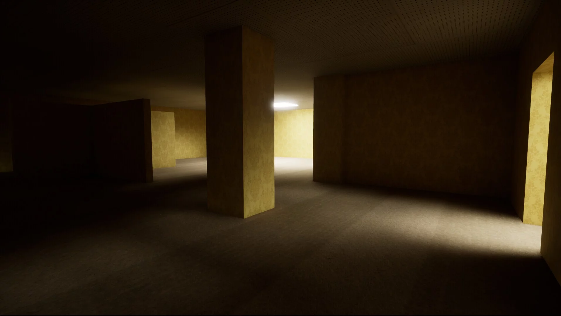 Изображение игры: Explore the backrooms