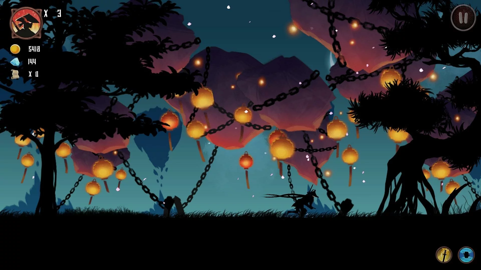 Изображение игры: Revenge of the shadow ninja