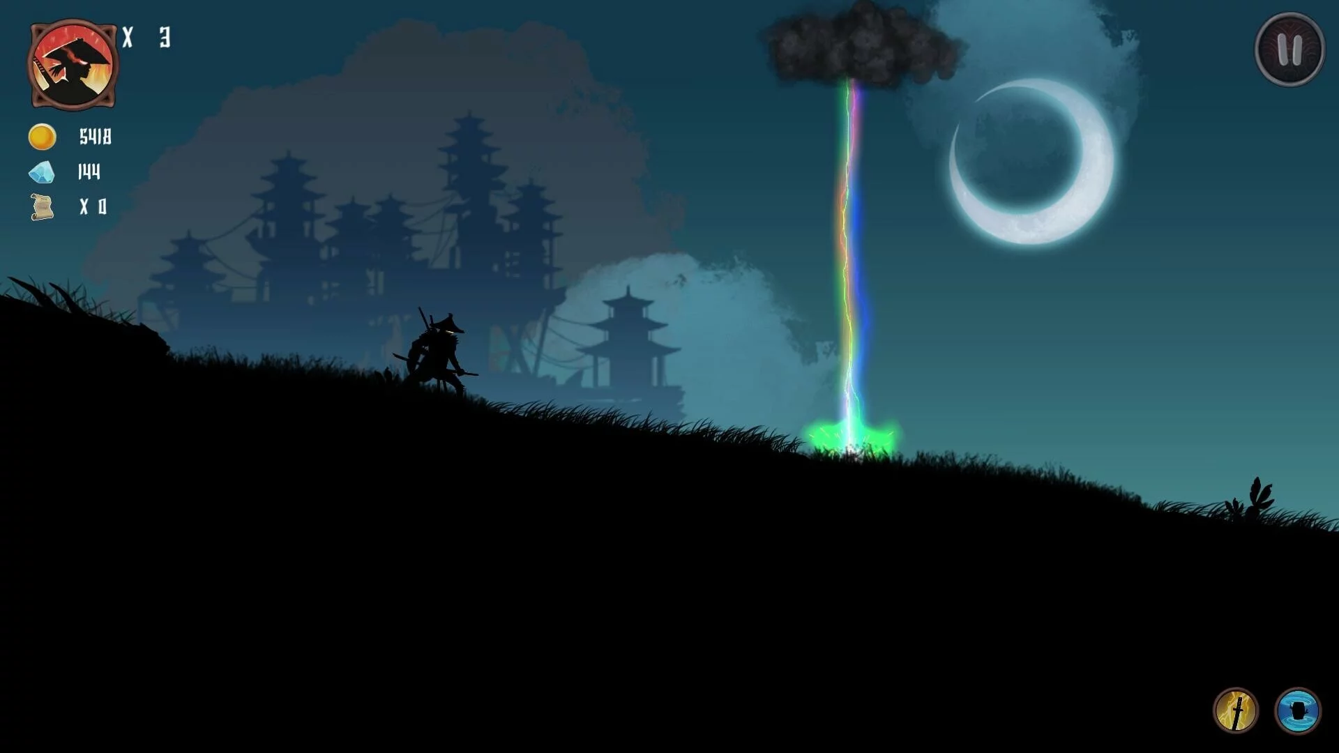 Изображение игры: Revenge of the shadow ninja