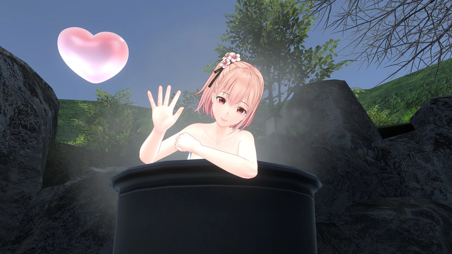 Изображение игры: Koi-Koi: Love Blossoms Non-VR Edition