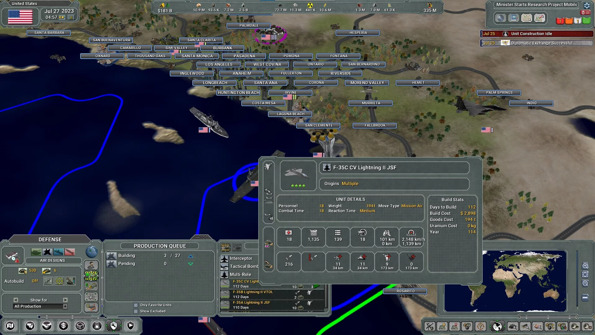 Изображение игры: Supreme Ruler 2030