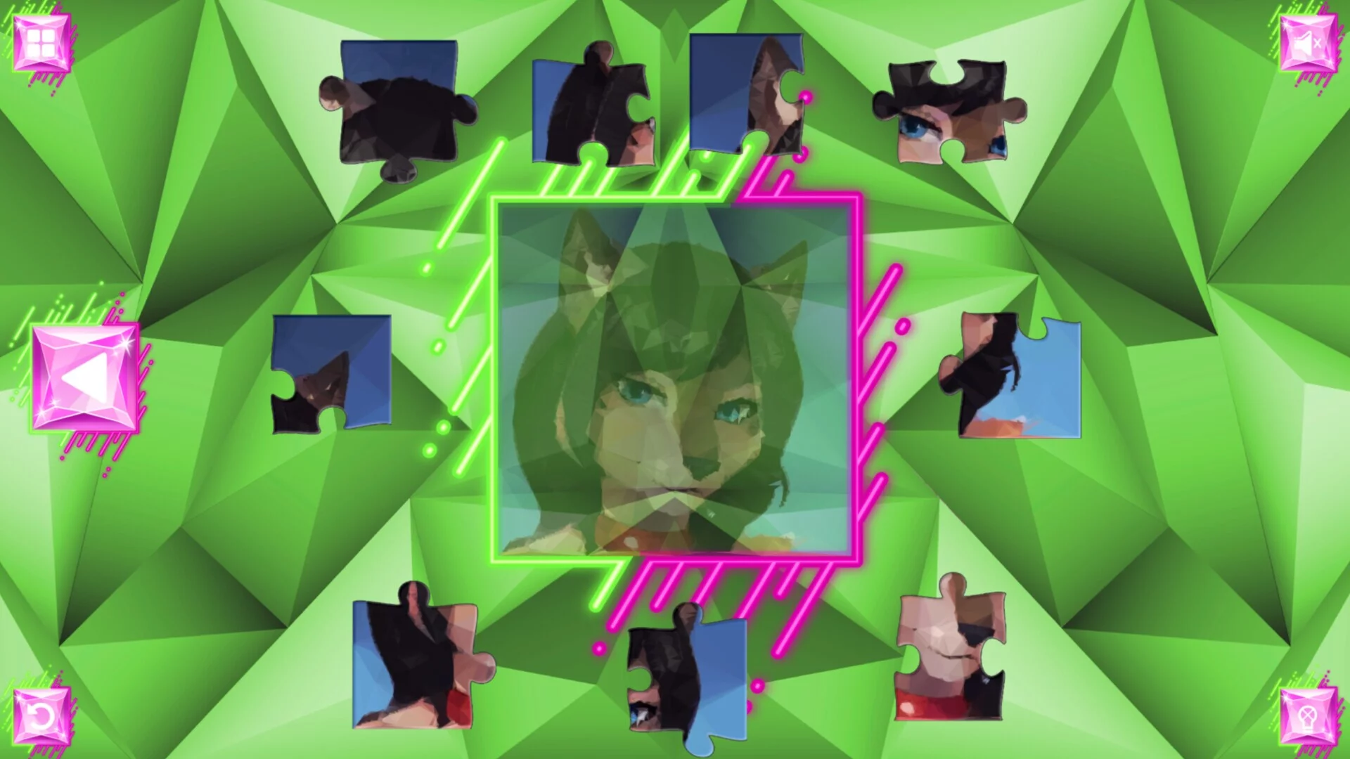Изображение игры: Poly Jigsaw: Furries 2