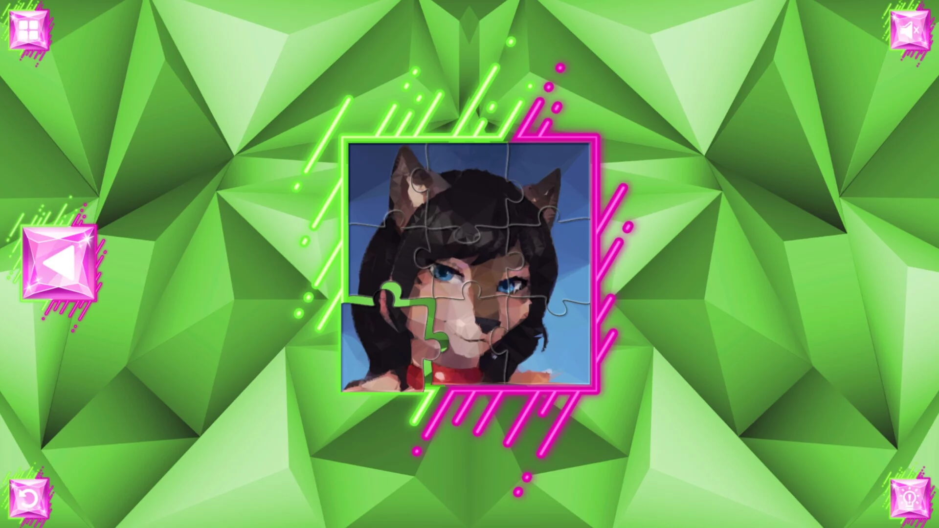 Изображение игры: Poly Jigsaw: Furries 2