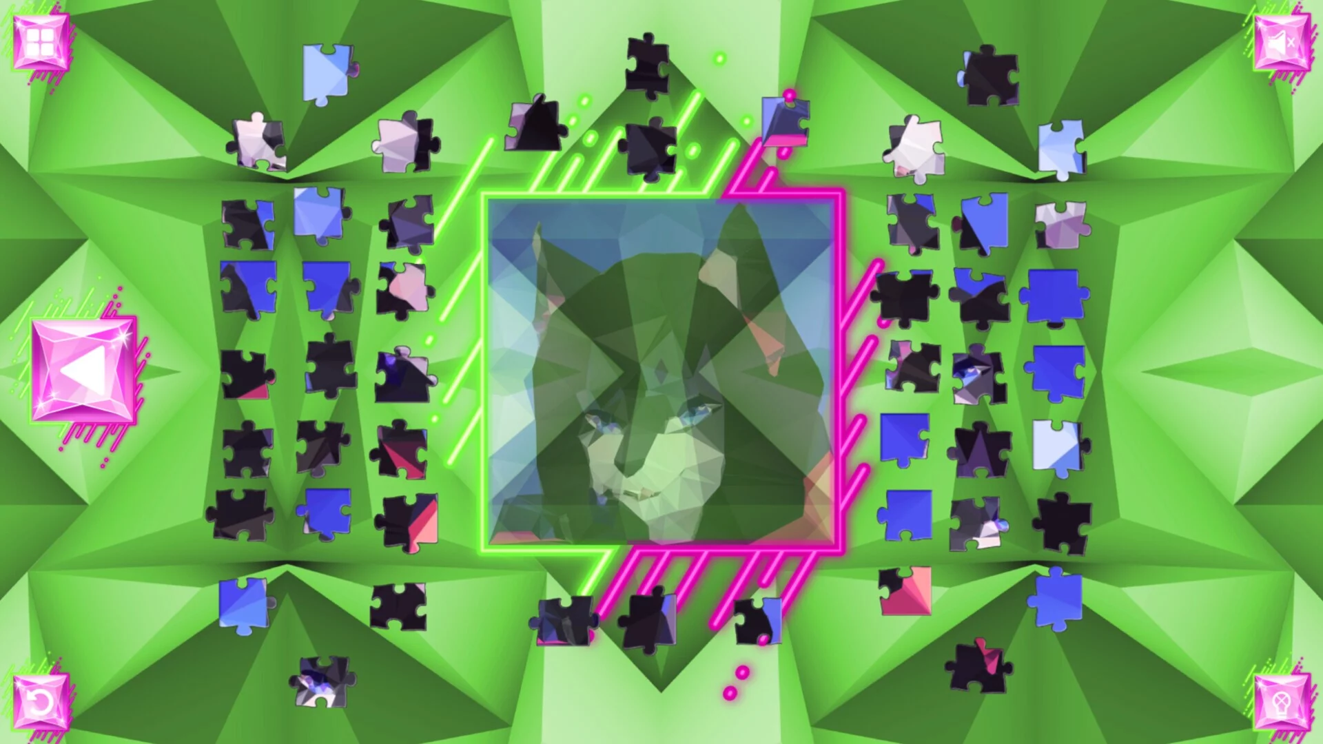 Изображение игры: Poly Jigsaw: Furries 2