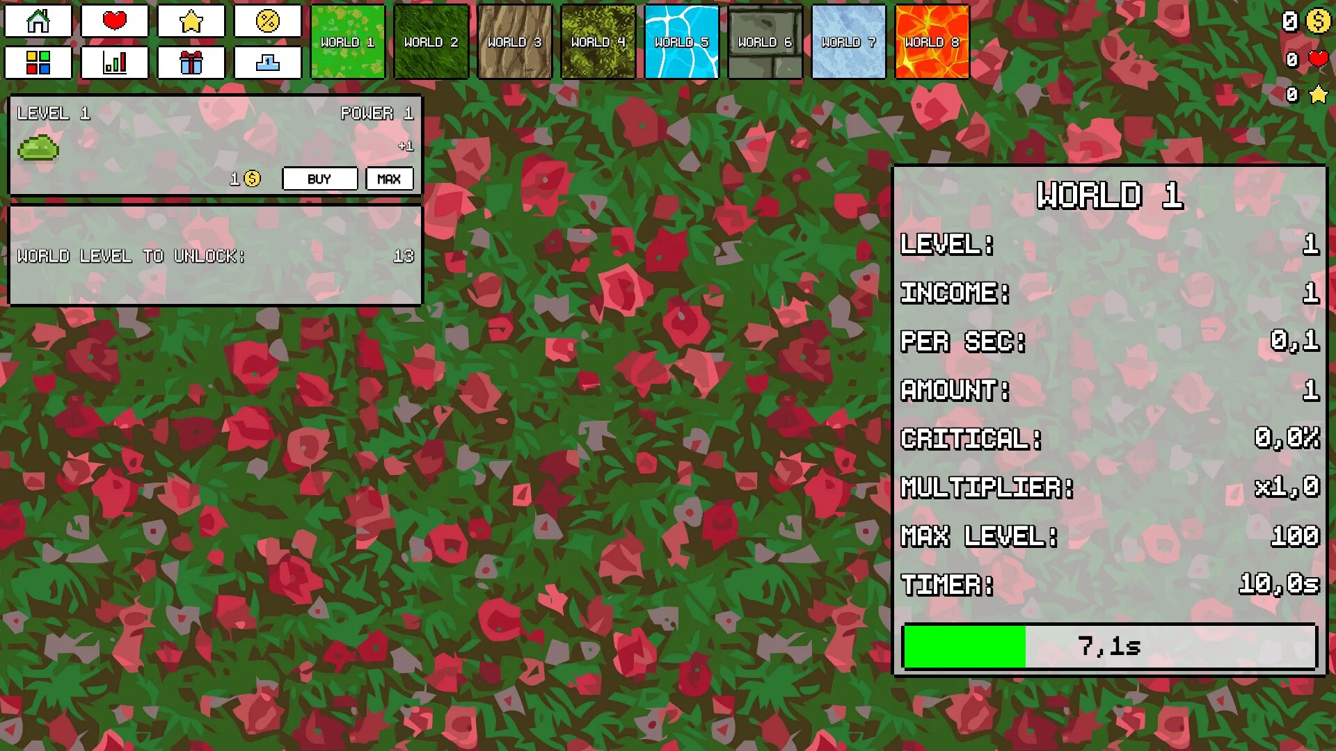 Изображение игры: Idle Worlds