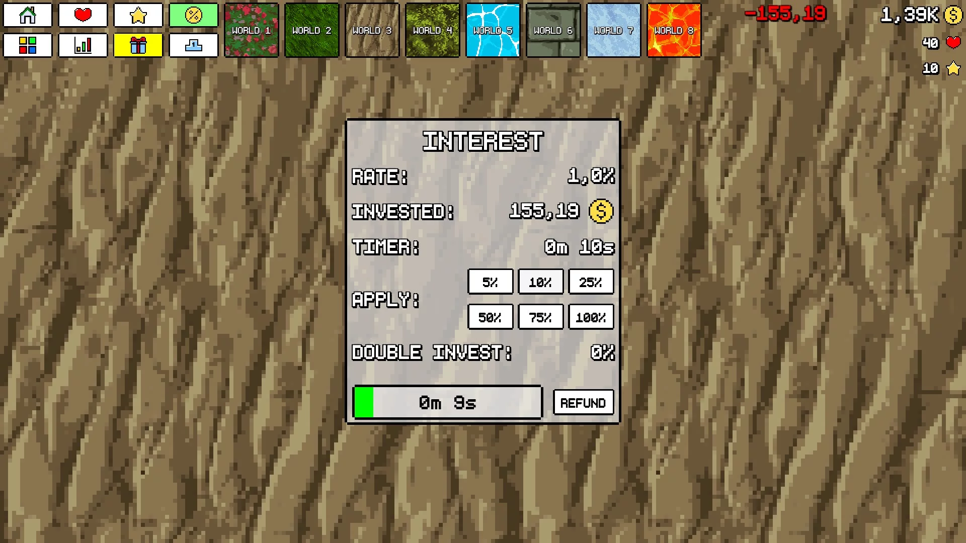 Изображение игры: Idle Worlds