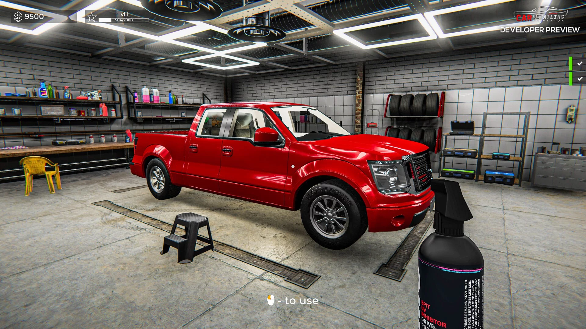 Изображение игры: Car Detailing Simulator: Prologue