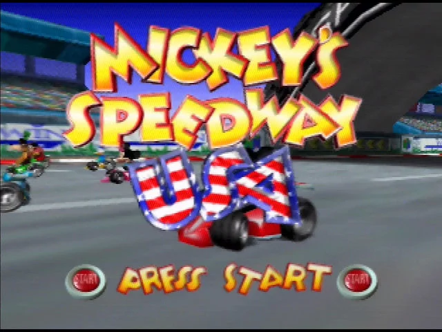 Изображение игры: Mickey's Speedway USA