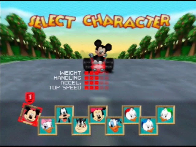 Изображение игры: Mickey's Speedway USA