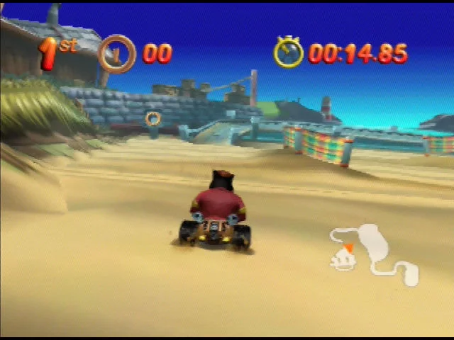 Изображение игры: Mickey's Speedway USA