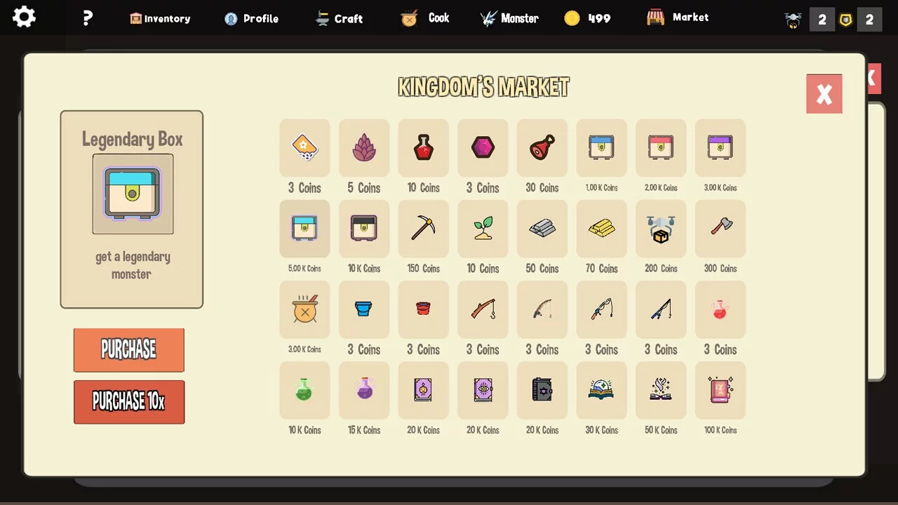 Изображение игры: Monsters Idle RPG