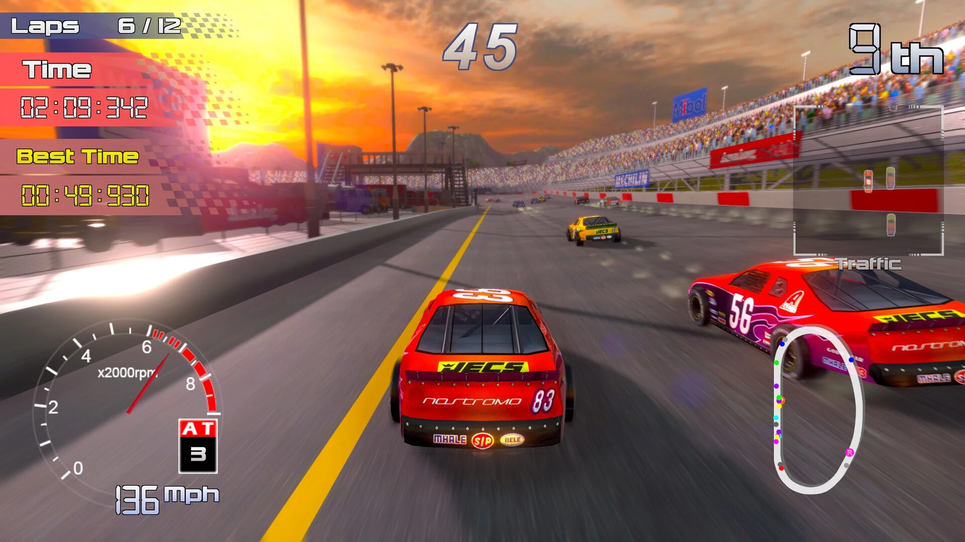 Изображение игры: Speedway Racing